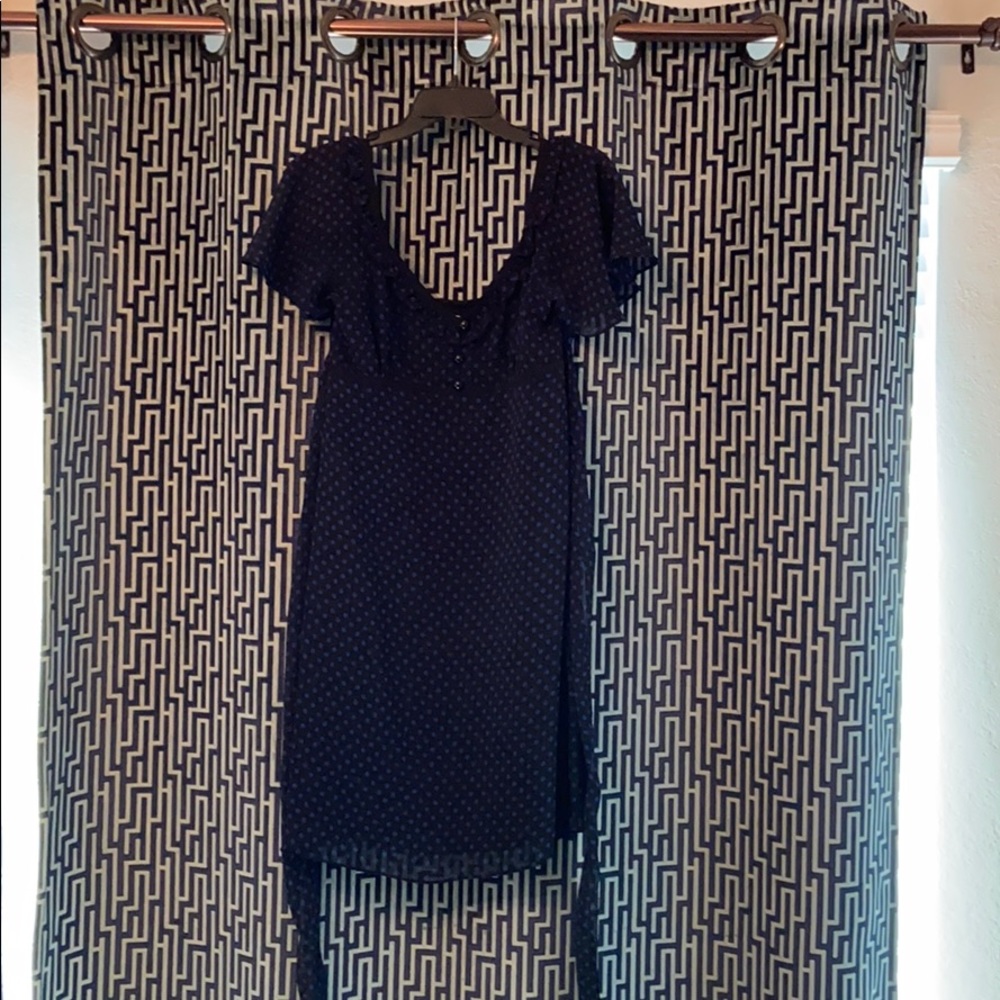 Alice Temperley by Target Black and Blue Polka Dot